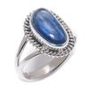 Natural Blue Kyanite Gemstone Handmade 925 Solid Silver Jewelry Ring Size 7 K1a08