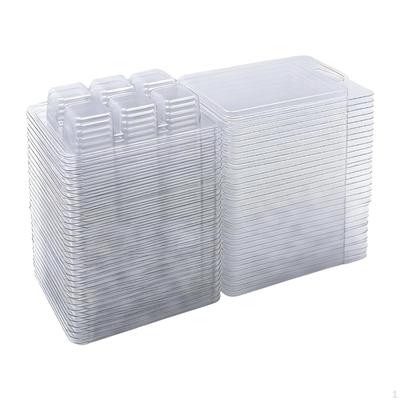 30x Pojemniki do topienia Clamshells Tacka Organizer Przezroczyste Puste Model do odlewania DIY Łatwe w użyciu do