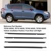 4PCS Window Weatherstrips 75740 42020 Front Rear Left Right Car Window Moulding Trim Replacement for Toyota RAV4