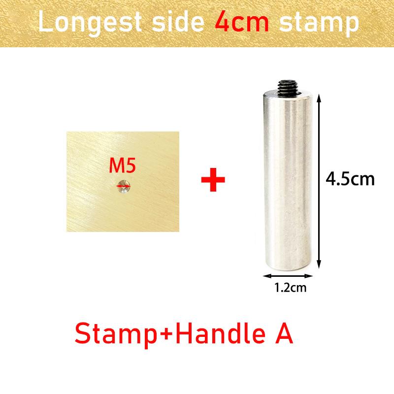 Lederstempel LOGO Personalisierung Messingform Handstanzen Lederstempel Marke Arbeiten Schnitzen Stanzwerkzeuge Handwerk