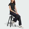 Adidas Sports Lifestyle Series Casual Fashion Simple Loose Knit Sports Pants Women Bottoms Black JF3415