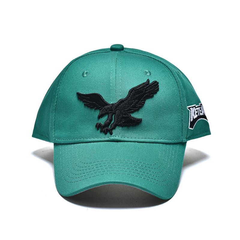 Old Eagle Embroidered Baseball Cap With Sun Protection And Breathable Cotton For Casual Wear