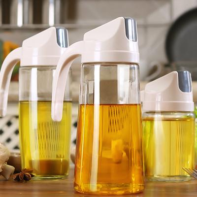 Leakproof Oil Practical Kitchen Olive Vinegar Bottle Dispenser Convenient Automatic Storage