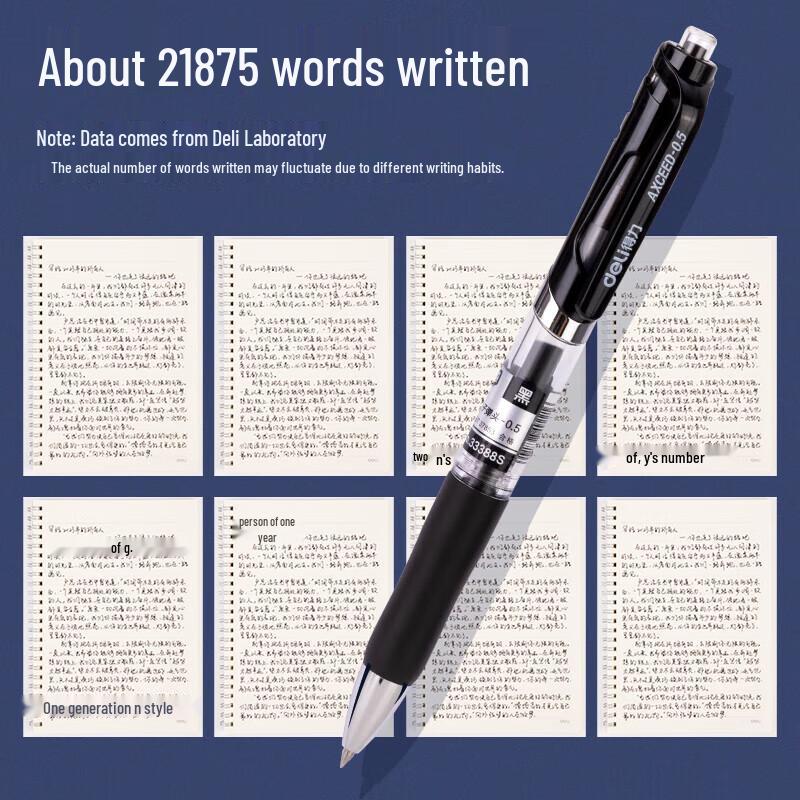 Deli Business Press Gel Pen