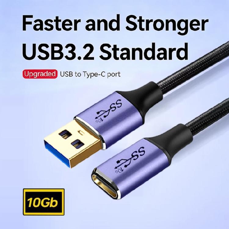 10/20/30/50/100cm USB 3 0 Male To USB C Female Connectors Cable 10Gbps For Laptop Accessories And Peripherals