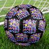 K Print Size 5 Soccer Ball, Standard Match Football for Sports Game and Team Practice, Ideal Gift for Soccer Fans