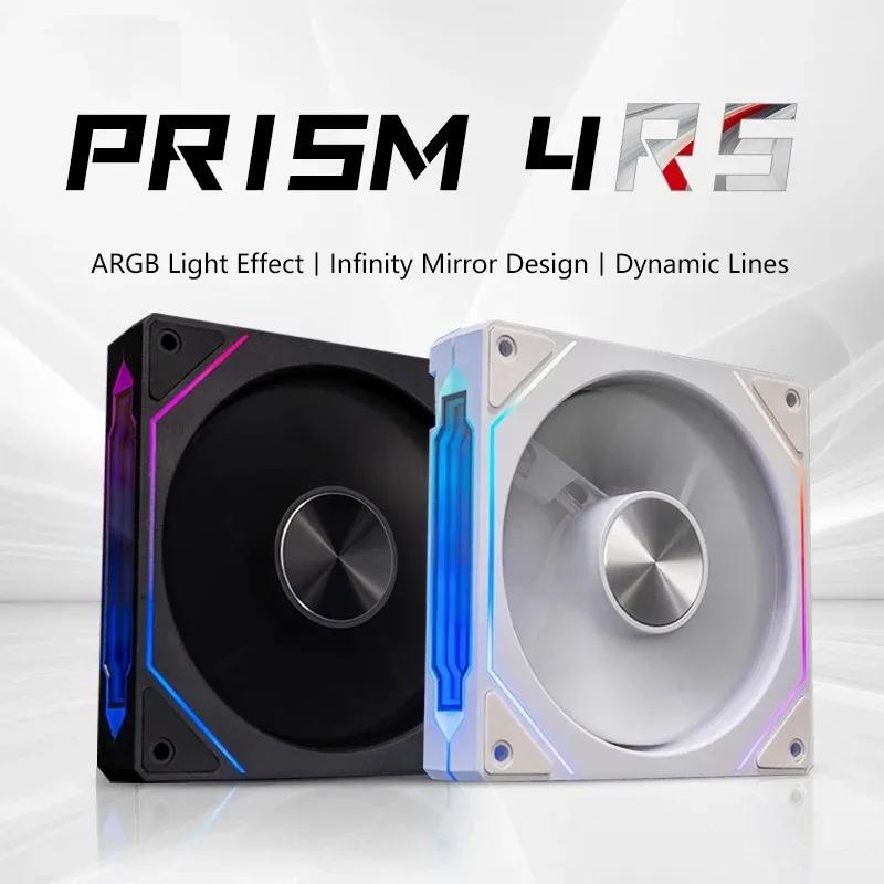PRISM 4 RS Computer Case Fan 12cm ARGB 4 Pin Quiet Cooling Fan 12V Large Air Volume 800-1600RPM A1 чёрный