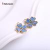 Earrings Making Supplies 14K Gold Plated Brass Heart Star Pendant Charms DIY Necklace Bracelet Jewelry Findings Wholesale