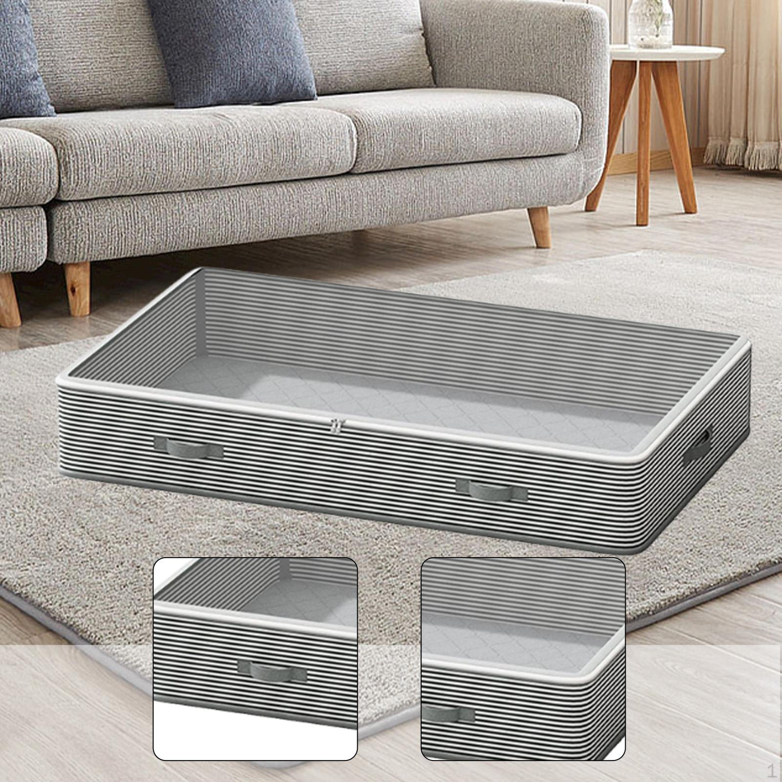 30L Underbed Organizer with Zipper for Pillows And Linens 1 Piece