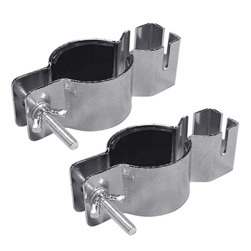 

Pack of 2 Upright Clamps with Rubber Protections Adjustable Metal Clamps rusts Resistant Clamps Upgrades for Party Decors 1