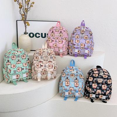 Plyšový batoh Všestranná kreslená vtipná kapiara crossbody taška velkokapacitní nákupní taška