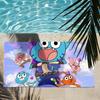 Cartoon W-World Of G-GumballS Handtuch Schnelltrocknend Strandhandtücher Sind Geeignet Für Schwimmbäder Camping Yoga Und Das Fitnessstudio