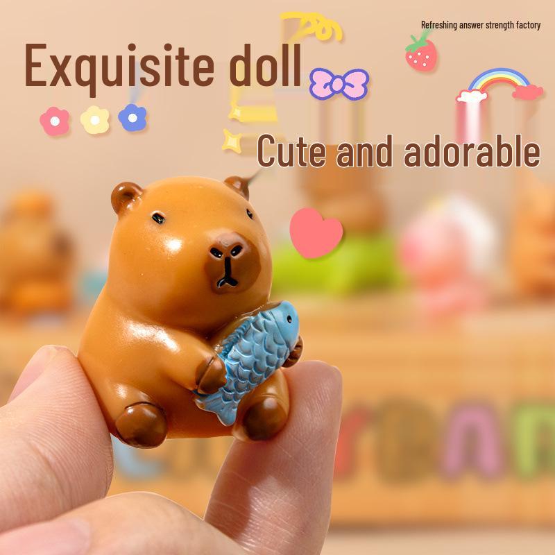 Capybara Surprise Poke Game: Cute Toy & Tear Apart Gift for Kids & Students