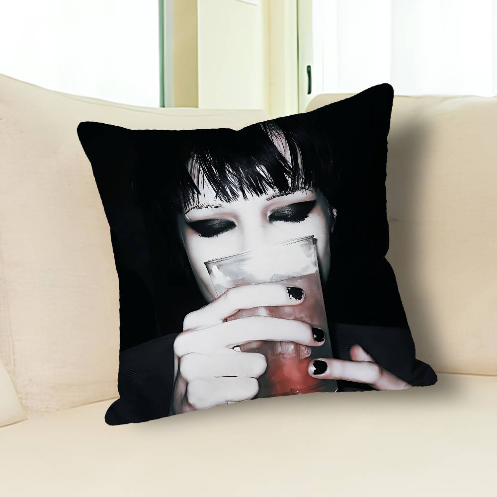 A-Alice G-Glass Singer Pillow Cases for Bedroom Living Room Sofa Home Decor Polyester Cushion Cover with Zipper