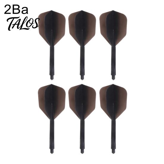 Clear Dart Tail 6Pcs Professional Precise Flying Indoor Outdoor 2Ba 4Ba Long-lasting Transparent Plastic Integrated Shaft Flight Replacement