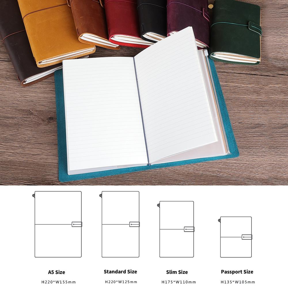 Full Grain Leather Diary Journal Workbook Custom Paper Notebook Leather Book Cover Jotter Vintage Notebook Leather Product