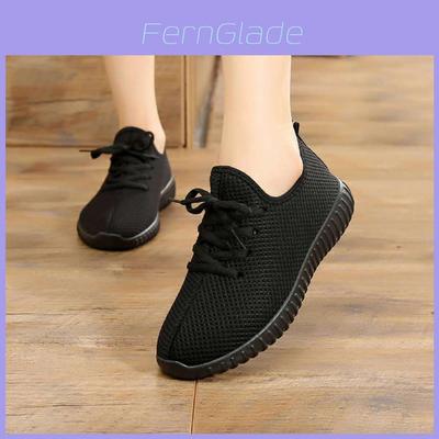 New Fashion Women Mesh Breathable Casual Red Shoes Sports Shoes Comfortable Fit