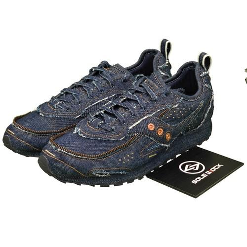 

Lee x Saucony Trainer 80 Running Shoes Unisex Denim Blue - S79070-11 EU 36 джинсовый синий