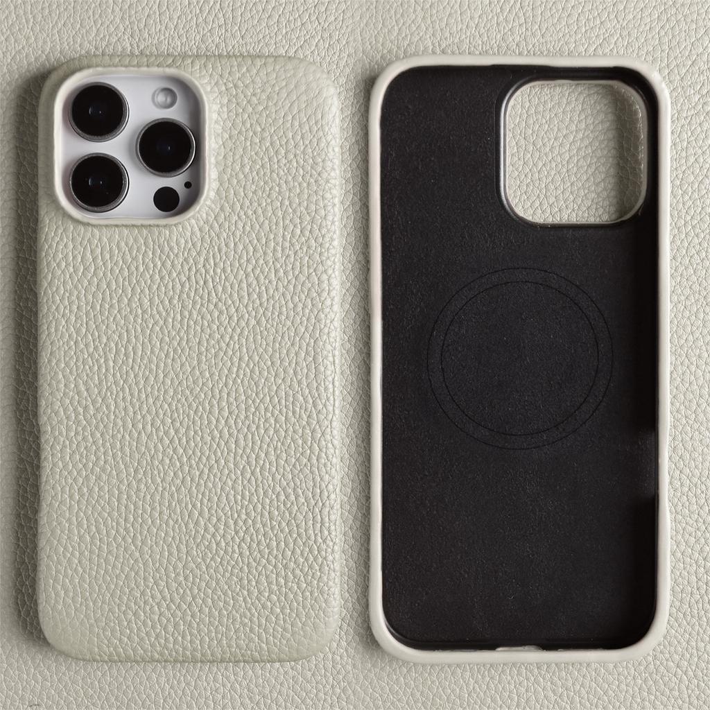 Luxury Magnetic For Magsafe Genuine Leather Case For iphone16Pro Max 15 14 13 12 11 Business Full Wrapped Phone Cases Back Cover