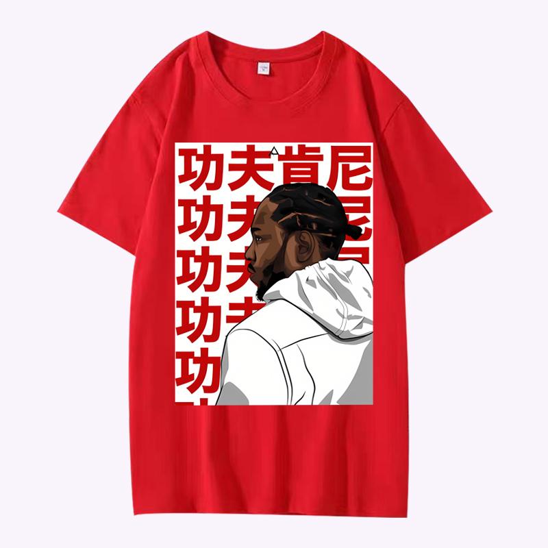 Rapper Kendrick Lamar Oversized T-shirt Men Women 100% Cotton Streetwear Top Fashion Short Sleeve Summer Unisex Plus Sizetops