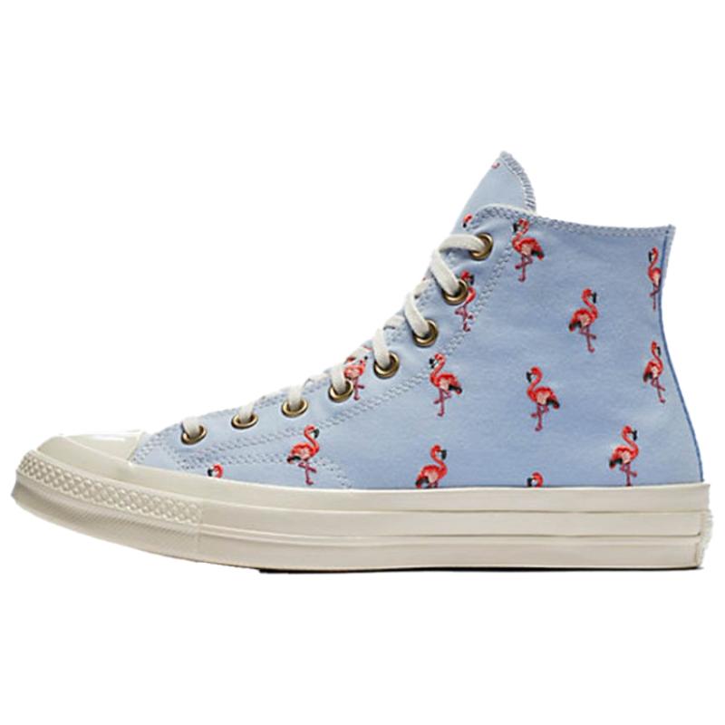 Converse Chuck Taylor All Star 1970s Flamingo High-top Canvas Shoes Unisex Blue White