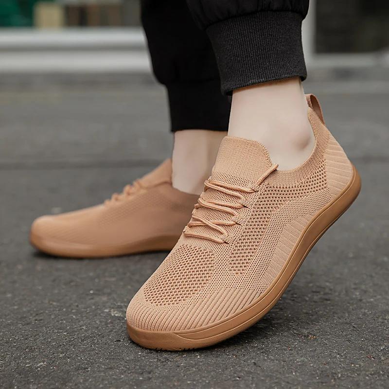 

Men s Knitted Sports Shoes Breathable Elegant Comfortable Lace Up Casual Shoes for Daily Exercise Outdoor Activities Men s Shoes 36 хакі