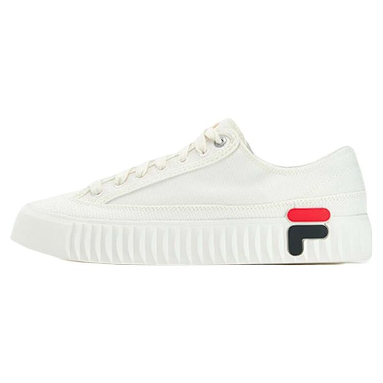 FILA Gear Non-Slip Shock Absorption Low-Top Skate Shoes Men Sneakers White F12M322310FGD