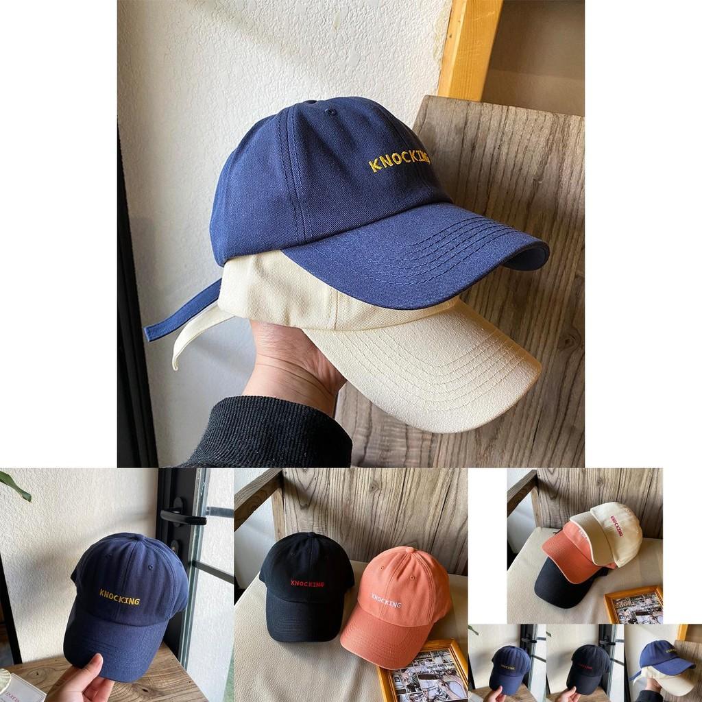 Stylish Ins-inspired Small Face Blue Cap For Women Versatile And Adjustable