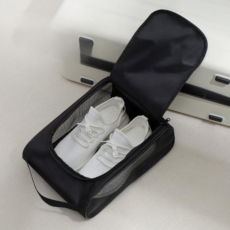 Waterproof Dust Proof Travel Shoe Bag Portable Storage Organizer for Basketball Sneakers Slippers Sports Shoes Carry Case