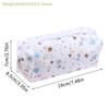 Canvas Star Multifunctional Stationery Bag - Large Capacity Pen Bag Pencil Case Portable Cosmetic Clutch Bag for Gifts