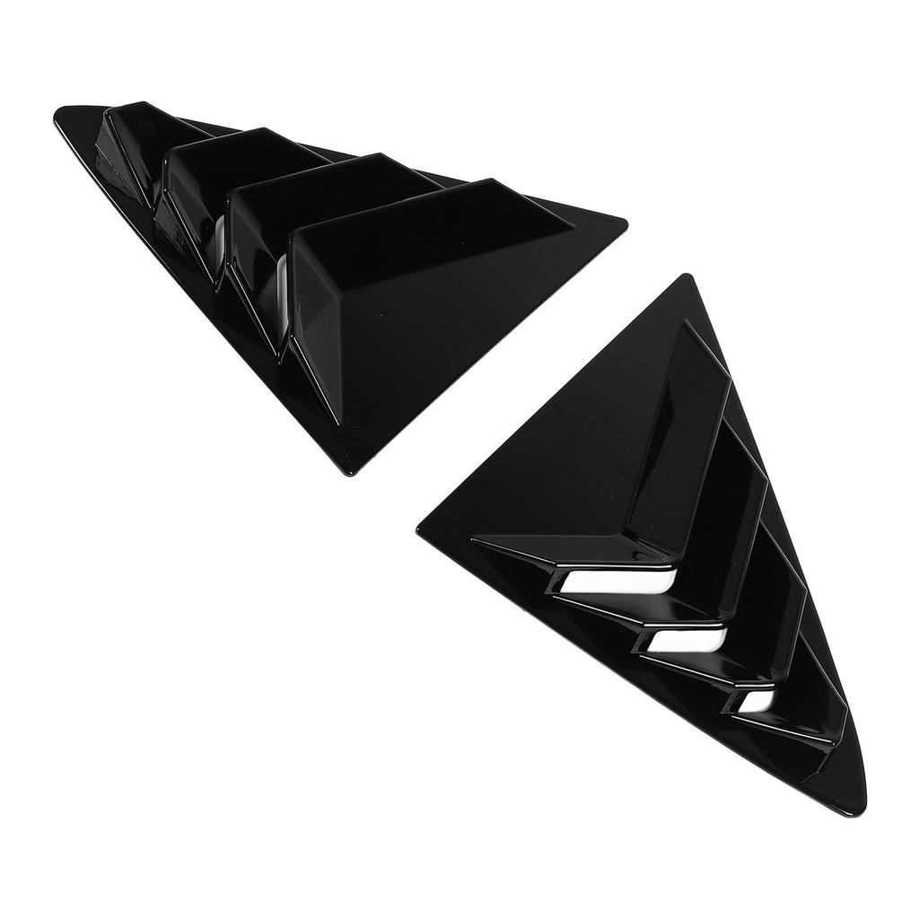 Rear Window Shutter Sport Style Louvers Air Vent Scoop Shades Cover Blinds Cool Exterior Decoration for Fiesta MK8