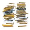 300PCS 1/4W 1% Carbon Film Resistors Kit 10 To 1M Ohm 30 Values Metal Resistors with Individually
