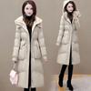 Winter Fashion New Arrivaldown Jacket Long Knee-length Waist Thickenedheattechoutwear Women's Coats