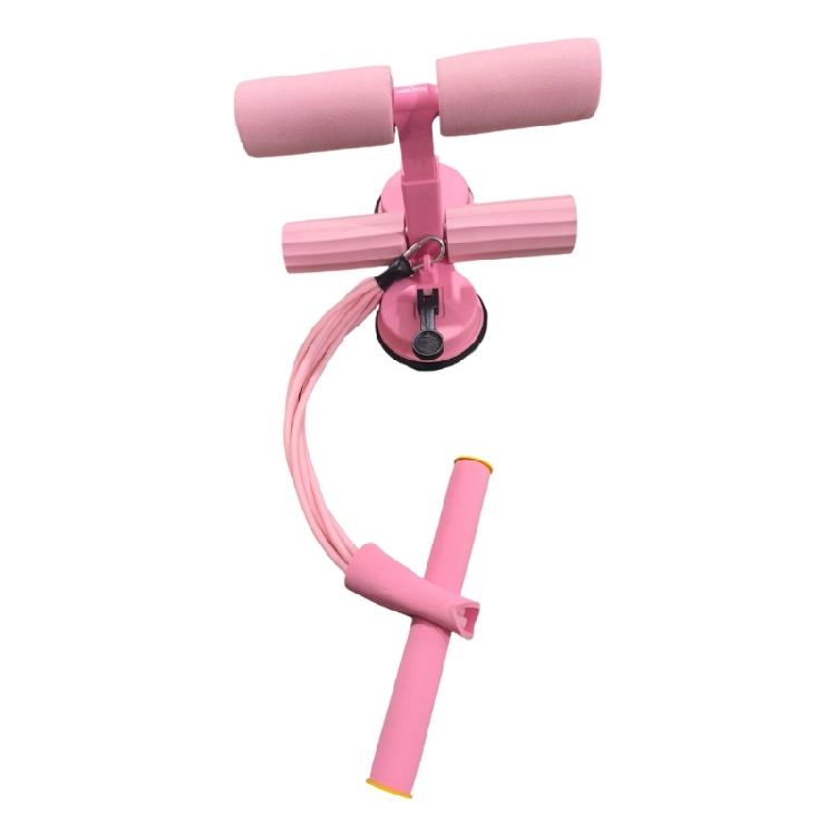 

Multifunctional Exercise Equipment Tension Rope Workout Device for Strength Training Yoga Stretching Sit Up Gym and Home рожевий