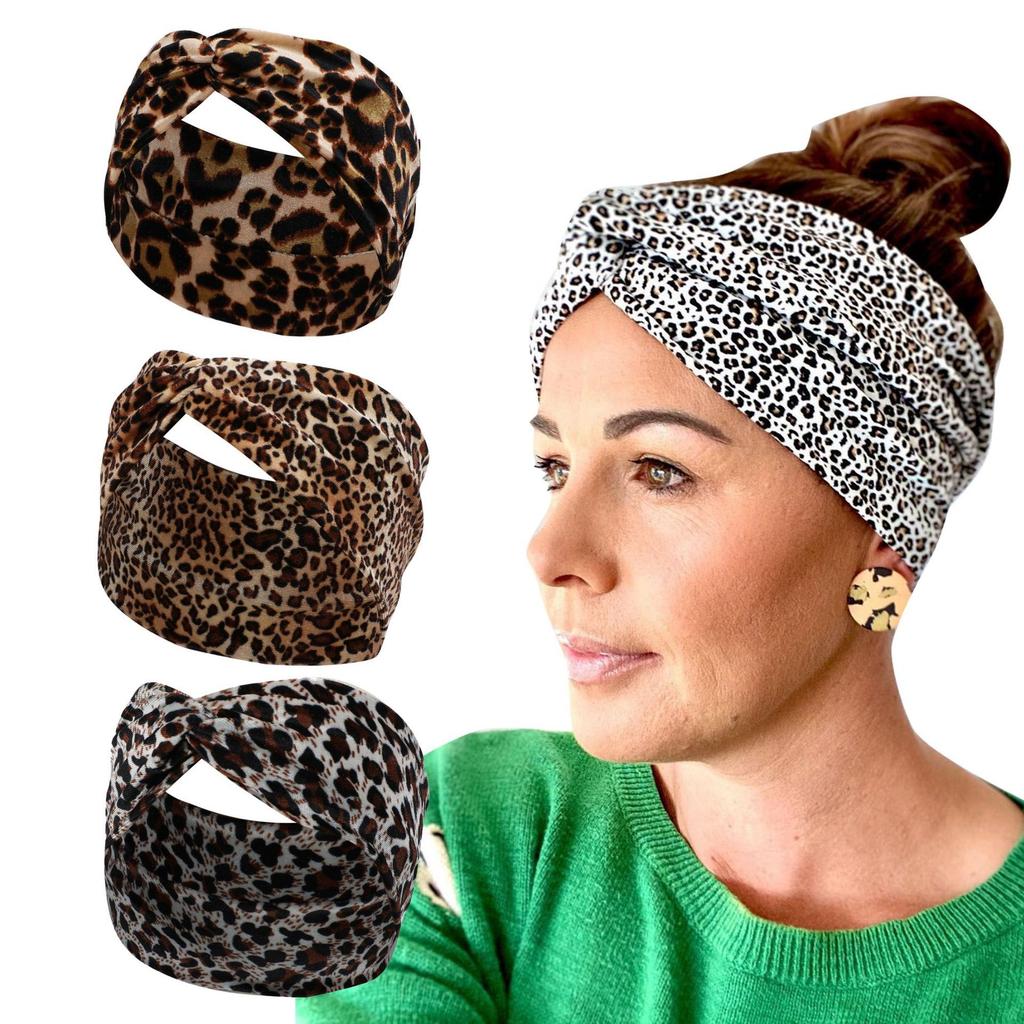 Bohemian Cashew Headband Yoga Sports Antiperspirant Sweat Absorbing High Elastic Cotton Headband Women'S Headgear Hair Accessories