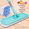 2024 New Model Flat Mop for Wood Floors - Simple Waxing and Cleaning Cloth Included