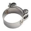 Hose Clamp Engine Intake Exhaust System Silicone Silver Small Set Screw