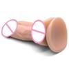 Realistyczne dwustronnie zakończone Dildo Dwustronna penetracja na czele Symulowana Penile Sucker Sex Toy dla kobiety