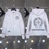 2025 Chrome Heart Hoodie: Casual Loose-Fit Zip-Up for Men & Women