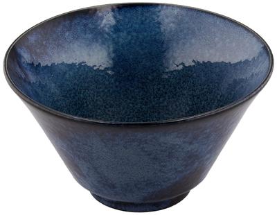 Marsan Kondo Instant Bowl Bowl Bowl Noodle Bowl Ramen Bowl Dark Blue Kiln 900ml Mino Ware Dishwasher Microwave Safe Made In Japan 20246