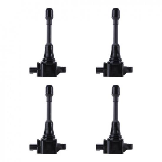 

4 UF549 IGNITION COILs For Nissan Altima Sentra Rogue 2.5L Versa 1.8L 2007-2012