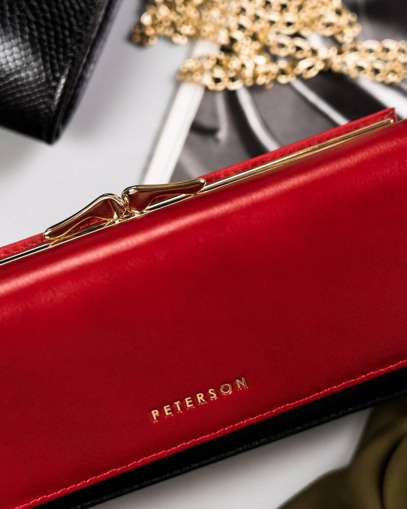 Large Women's Wallet Made of Natural Leather - Peterson