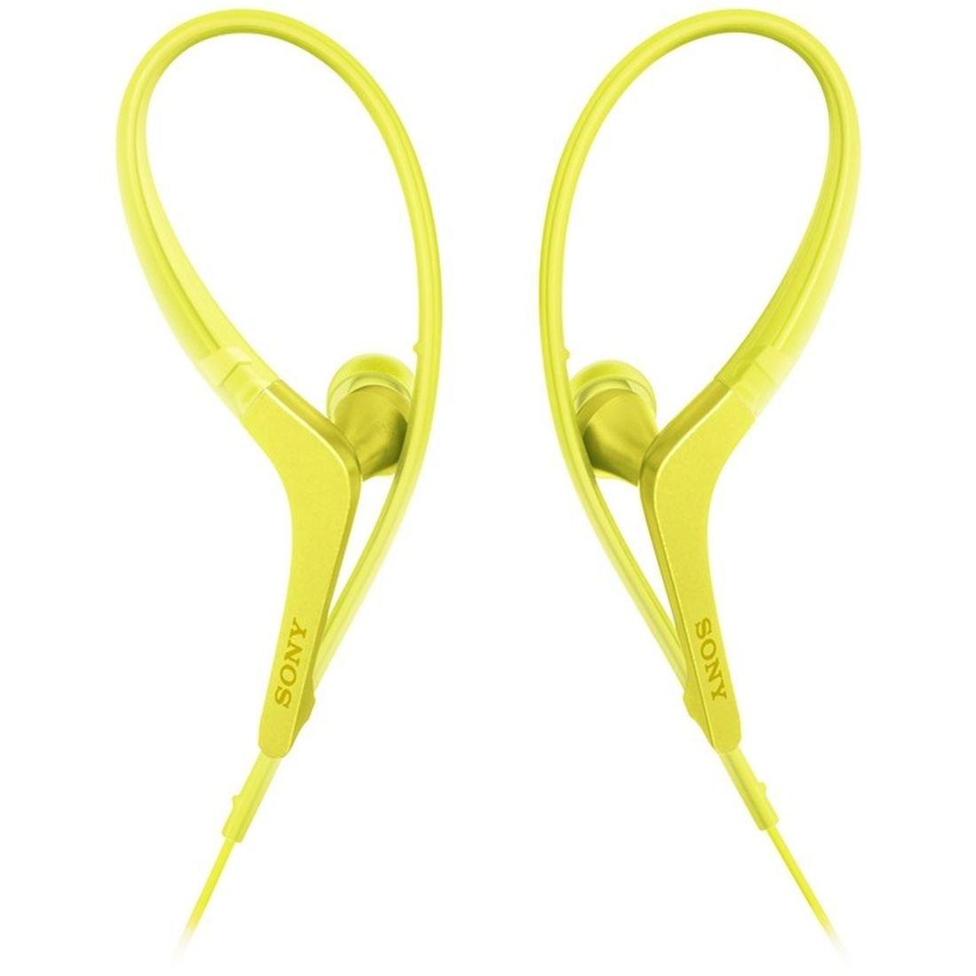 

Наушники Sony с пультом управления и микрофоном Желтые Y MDR-AS410AP Водостойкие/Спортивные MDR-AS410AP