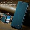 CaseMe is suitable for Samsung A16, a shockproof card slot leather case, A06 retro magnetic frosted flip cover stand phone case