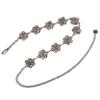 Ins High-end Clover Rhinestone Inlaid Women's Metal Waist Chain with Suit Skirt Jeans Versatile Accessories