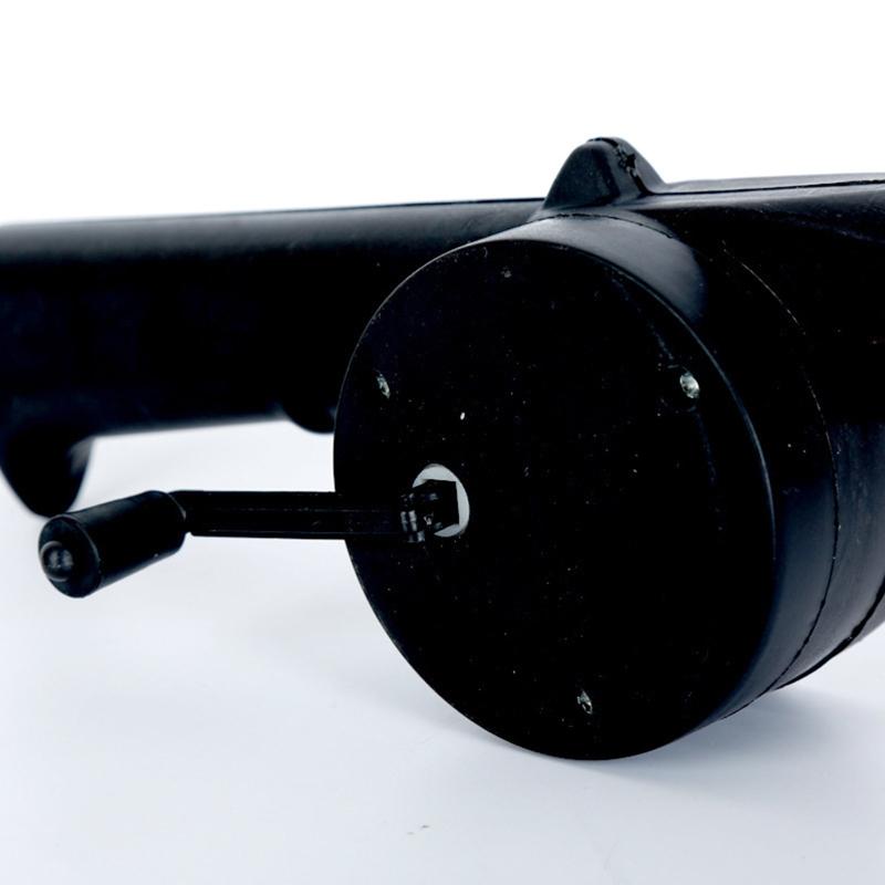 Portable Barbecue Blower Hand Crank BBQ Fan Small Manual Air Blower for Outdoor Barbecue, Camping and Hiking Picnic