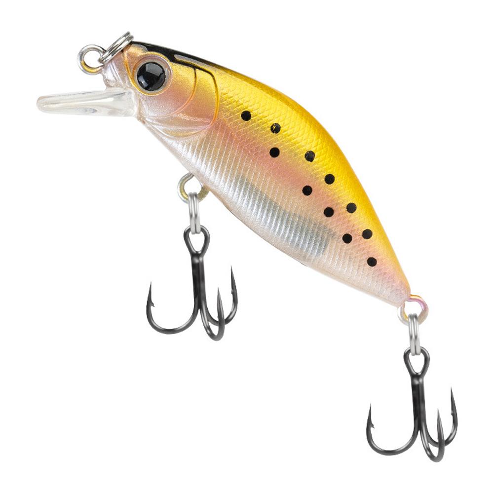 Micro Fishing Lures 4.5g 5CM Mini Minnow Lure Sinking Stream Fishing Artificial Hard Bait For Sea Bass Trout Fishing Accessories