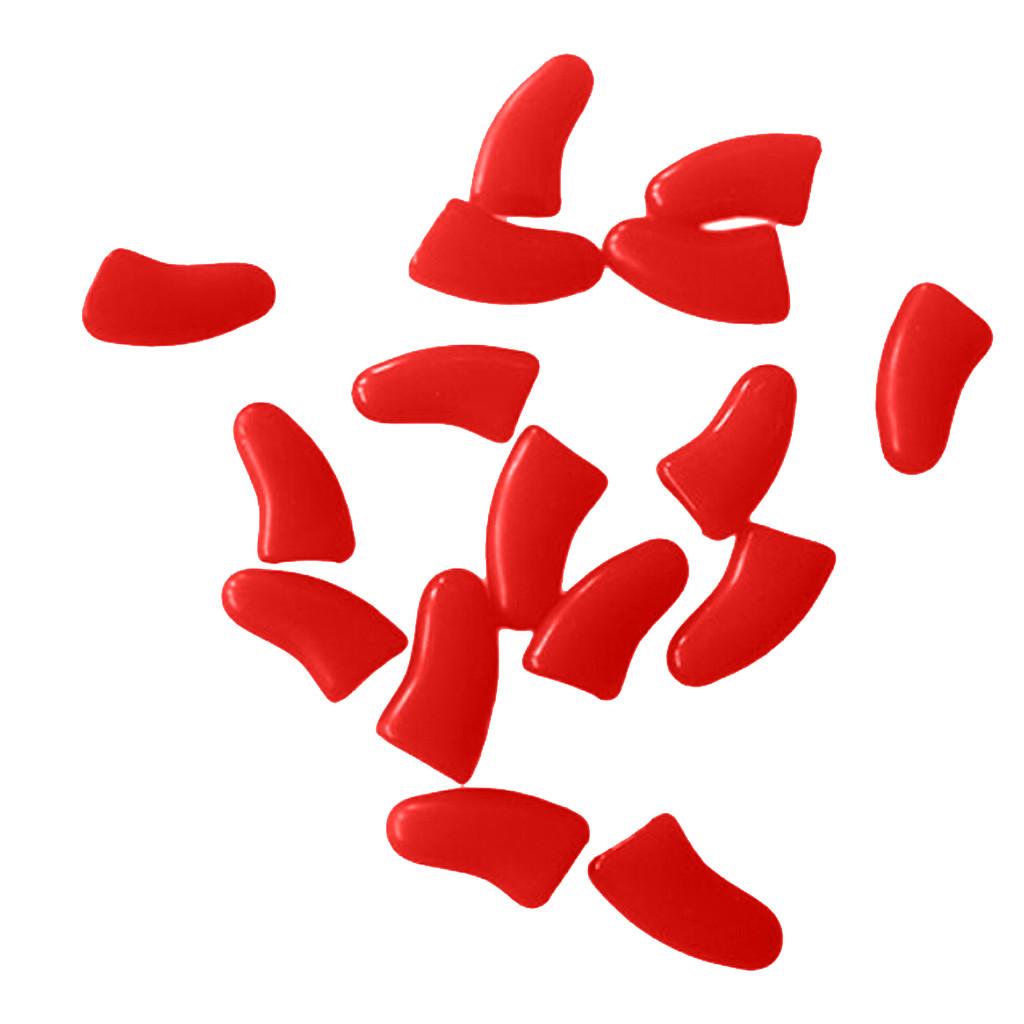 20PCS Scratch Nail Caps Pet Supplies Give 1 Bottle Glue