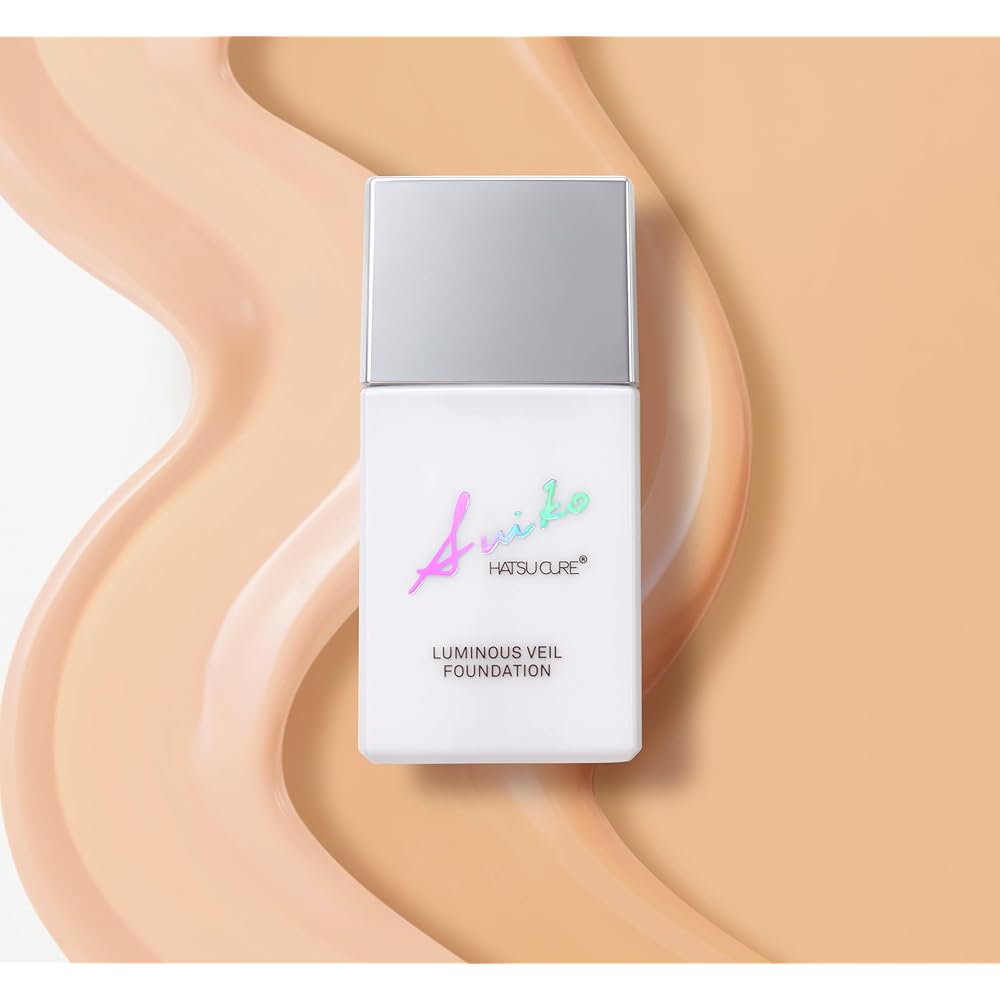 Suiko Luminous Veil Foundation Skin-like Finish Serum Foundation 30g Light Beige