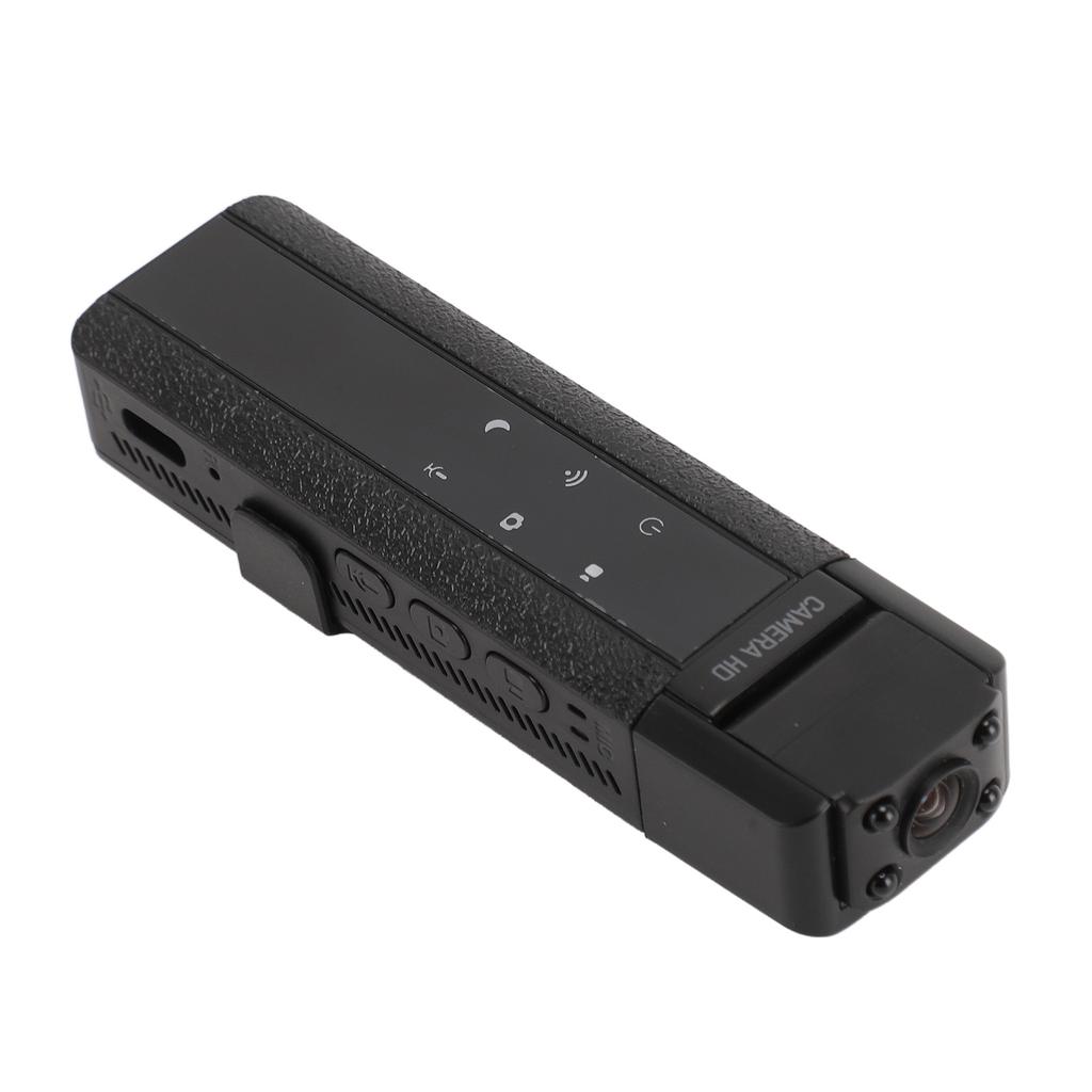 WiFi Body Cam Wireless 170 Degrees  Wide Angle Clip On Mini Camera for Photo Video Recording Hiking Biking Travel